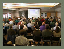 From the back of the room at the Red Alder Symposium