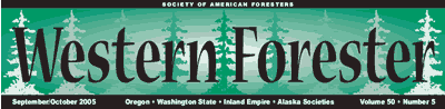 SAF Western Forester Journal Header