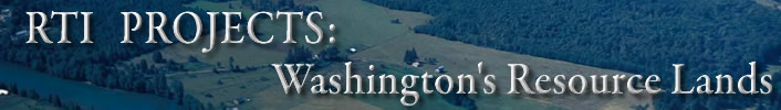 RTI Projects: Washington's Resource Lands Banner