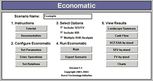 LMS Economatic menu