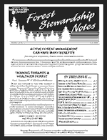 Click to veiw past and current issues of  Forest Stewardship Notes