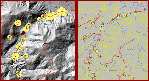 Click for larger image of sediment delivery comparisons