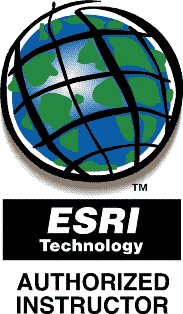 Authorized instructor of ESRI technology trademark