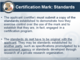 Click to View: 11. Certification Mark: Standards