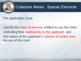 Click to View: 13. Collective Marks:  Special Elements