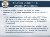 Click to View: 39. FILINGS UNDER THE MADRID PROTOCOL