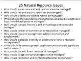 Click to View: 16. 25 Natural Resource Issues