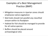 Click to View: 9. Examples of a Best Management Practice (BMP)