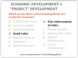 Click to View: 6. ECONOMIC DEVELOPMENT    PROJECT  DEVELOPMENT