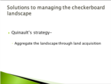 Click to View: 31. Solutions to managing the checkerboard landscape