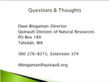 Click to View: 40. Questions & Thoughts