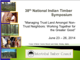 Click to View: 41. 38th National Indian Timber Symposium