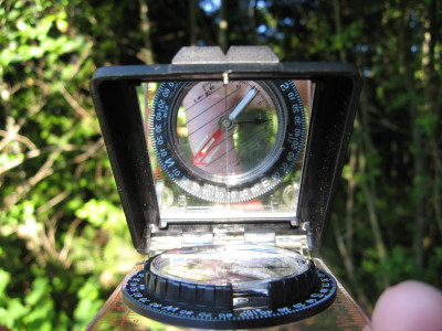 Mirrored compass